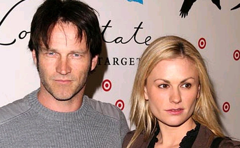 Stephen Moyer and Anna Paquin. Stephen Moyer and Anna Paquin.