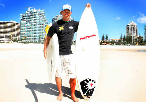 Surf coach Jamo Borthwick wants old boards to send to kids in Papua New Guinea. Surf coach Jamo Borthwick wants old boards to send to kids in Papua New Guinea.