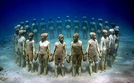 One of the underwater pieces in Mexico. One of the underwater pieces in Mexico.