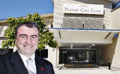 Lismore Primary Care Clinic executive director Stuart George outside the Lismore Primary Care Clinic in Lismore. Lismore Primary Care Clinic executive director Stuart George outside the Lismore Primary Care Clinic in Lismore.