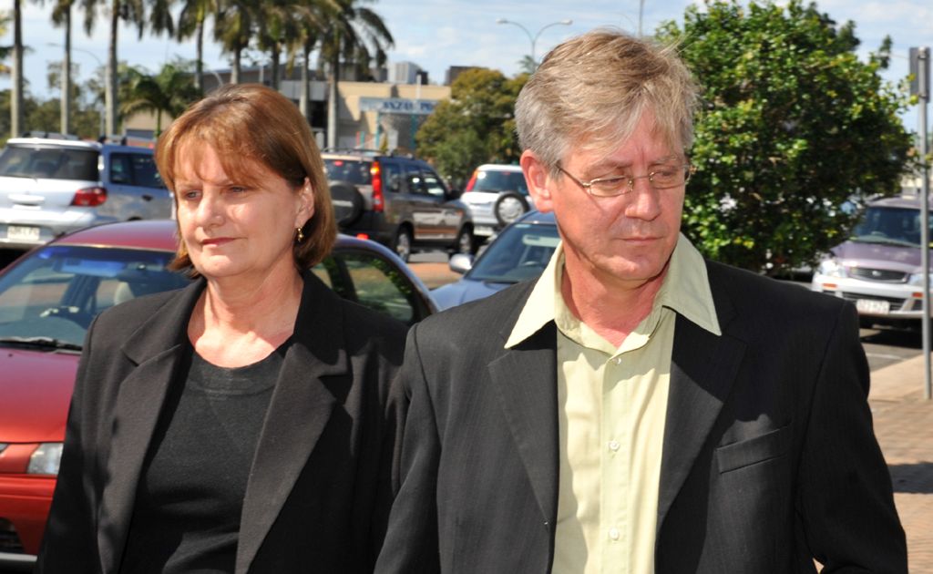 John Greenalsh arrives with his wife at Bundaberg Magistrates Court, where he was sentenced for sexual assault. John Greenalsh arrives with his wife at Bundaberg Magistrates Court, where he was sentenced for sexual assault.