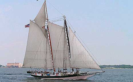 Lady Maryland, a replica 19th-century pungy schooner based out of Balitmore, USA. Lady Maryland, a replica 19th-century pungy schooner based out of Balitmore, USA.