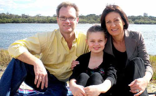 Richmond MP Justine Elliot with husband Craig and daughter Alex, 11. Ms Elliot stepped down as Ageing Minister to spend more time with her family. Richmond MP Justine Elliot with husband Craig and daughter Alex, 11. Ms Elliot stepped down as Ageing Minister to spend more time with her family.