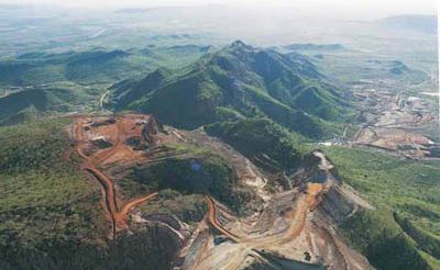 Rio Tinto's Argyle mine. Rio Tinto's Argyle mine.