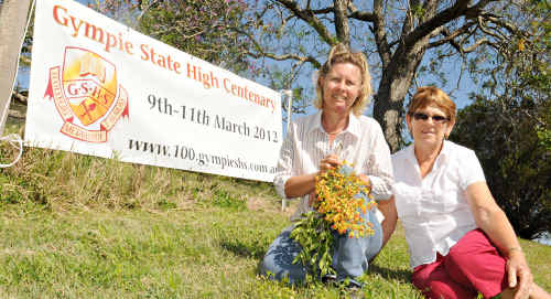 Annette Bambling and Lyn Day are after helpers to organise the Gympie State High School Centenary in 2012. Annette Bambling and Lyn Day are after helpers to organise the Gympie State High School Centenary in 2012.