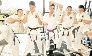 Zen Chi Ryu martial artists won 17 trophies at the recent Australian Martial Arts Championships: (L-R) Beau Budak, Jamie Clements, Carl Tansky, Nathan Tansky and Marty Stuart. Zen Chi Ryu martial artists won 17 trophies at the recent Australian Martial Arts Championships: (L-R) Beau Budak, Jamie Clements, Carl Tansky, Nathan Tansky and Marty Stuart.