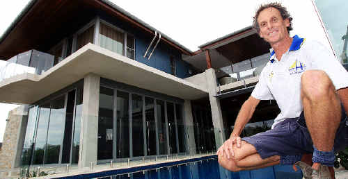 What a winner: Cabarita builder Steve Kerr surveys the Salt home which won him Home of the Year. What a winner: Cabarita builder Steve Kerr surveys the Salt home which won him Home of the Year.