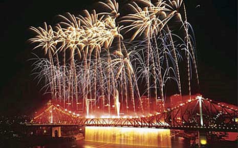 Riverfire, a Brisbane Festival event. Riverfire, a Brisbane Festival event.