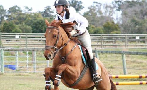 A rider shows great form at the Dundowran Equestrian Grounds on the weekend. A rider shows great form at the Dundowran Equestrian Grounds on the weekend.