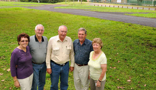 Joan (left) and Clive Adcock with Cr Larry Friske and Friends of Kandanga members David Sims and Puddy Dan at Kandanga’s new motorhome park. Joan (left) and Clive Adcock with Cr Larry Friske and Friends of Kandanga members David Sims and Puddy Dan at Kandanga’s new motorhome park.