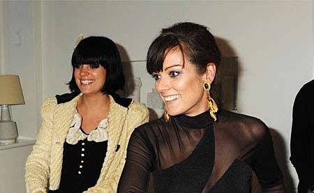 Lily Allen and Sarah Owen. Lily Allen and Sarah Owen.