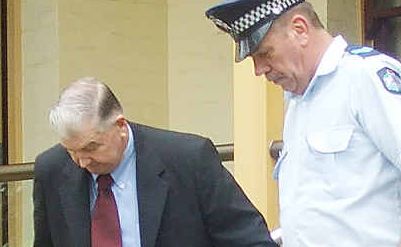 Clarence Joseph Ward is led out of Maryborough courthouse in police custody after he was sentenced to a jail term for producing cannabis. Clarence Joseph Ward is led out of Maryborough courthouse in police custody after he was sentenced to a jail term for producing cannabis.