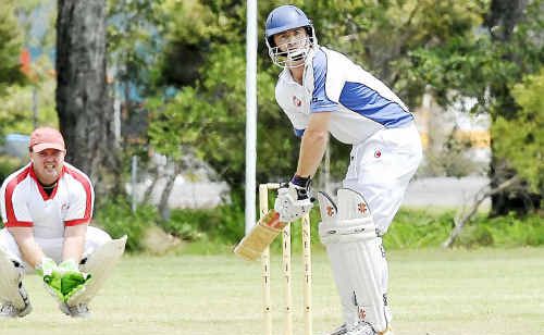 Brothers batsman Andrew Cirson is a study in concentration as he prepares to take a delivery from the Yaralla bowler in the match at Clinton Park on Saturday. Brothers batsman Andrew Cirson is a study in concentration as he prepares to take a delivery from the Yaralla bowler in the match at Clinton Park on Saturday.