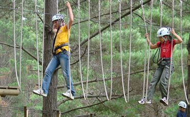 The Tree Adventures courses at Woodhill Forest are great fun for kids and can help boost their confidence. Photo / Supplied The Tree Adventures courses at Woodhill Forest are great fun for kids and can help boost their confidence. Photo / Supplied