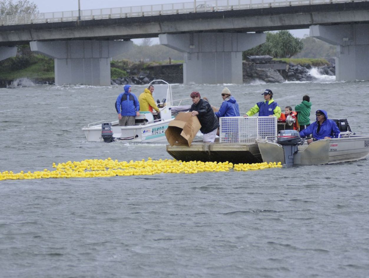 A file photo from the 2010 Great Duck Race. A file photo from the 2010 Great Duck Race.