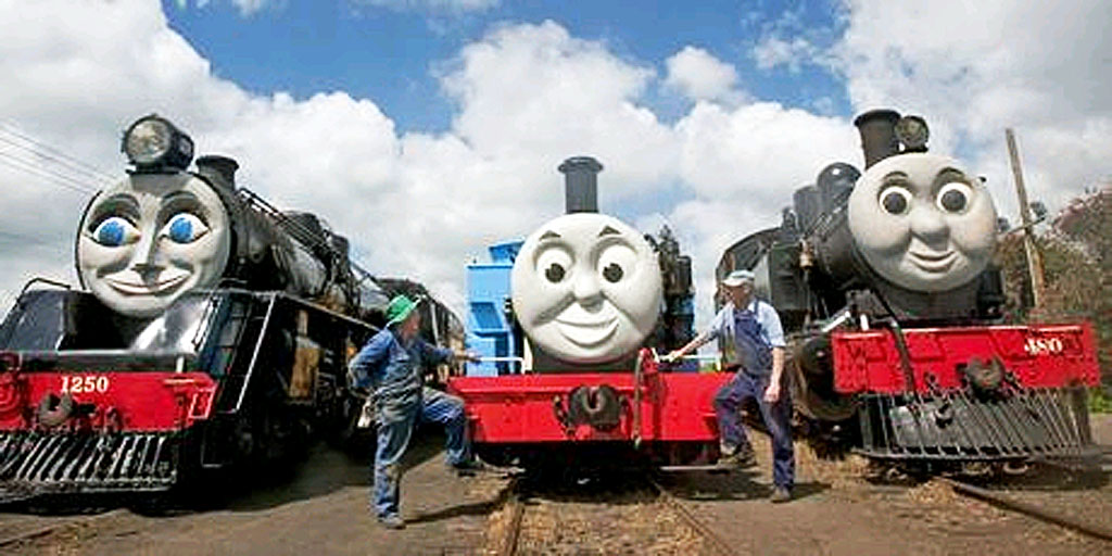 Holidaying with kids is far from a hassle at Glenbrook Station, NZ, thanks to a real life Thomas the Tank Engine. Holidaying with kids is far from a hassle at Glenbrook Station, NZ, thanks to a real life Thomas the Tank Engine.