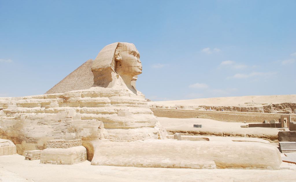 The Sphinx at Giza. The Sphinx at Giza.