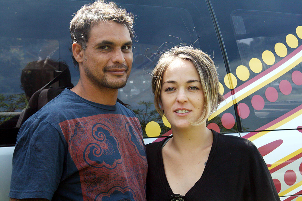 Brunswick Heads couple Dhinawan and Coco Hamel who are waiting to find out if Dhinawan will be selected to appear on the Oprah Winfrey show. Brunswick Heads couple Dhinawan and Coco Hamel who are waiting to find out if Dhinawan will be selected to appear on the Oprah Winfrey show.
