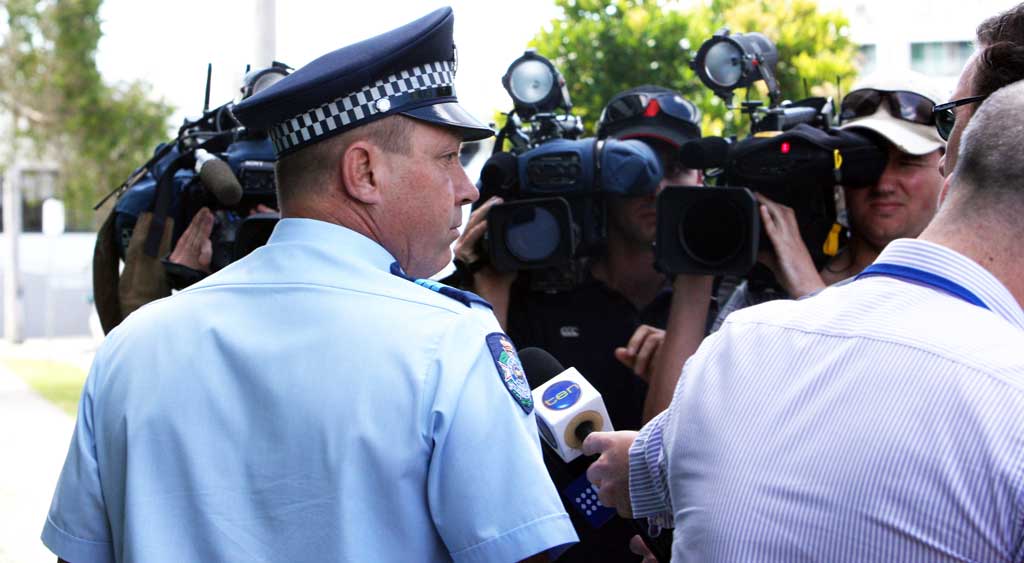 Sergeant Robbie Munn leaves court on Monday. Sergeant Robbie Munn leaves court on Monday.