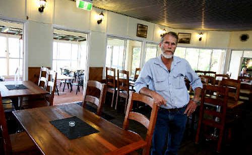 Eungella Chalet owner Tony Murray is happy to be back in business six months after Cyclone Ului struck. Eungella Chalet owner Tony Murray is happy to be back in business six months after Cyclone Ului struck.