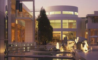 The Getty Centre houses the Getty collection of antiquities. The Getty Centre houses the Getty collection of antiquities.