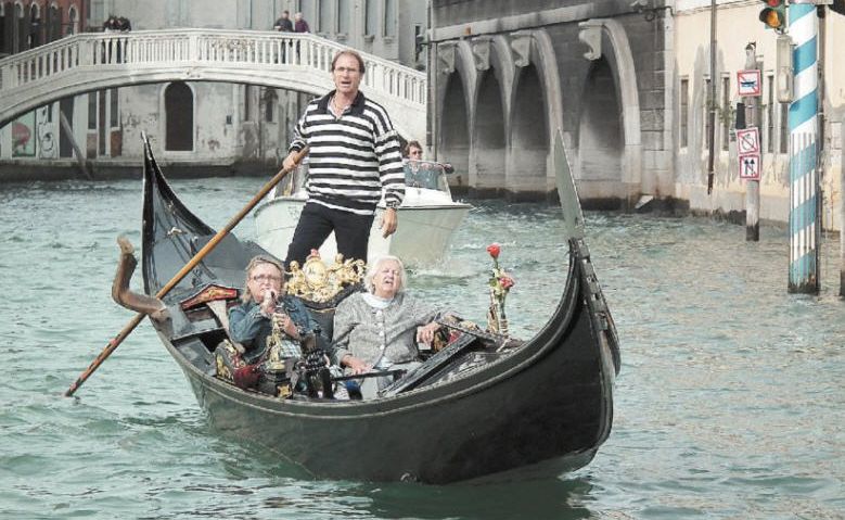 The traffic moves at a slow pace on the canals of Venice. The traffic moves at a slow pace on the canals of Venice.