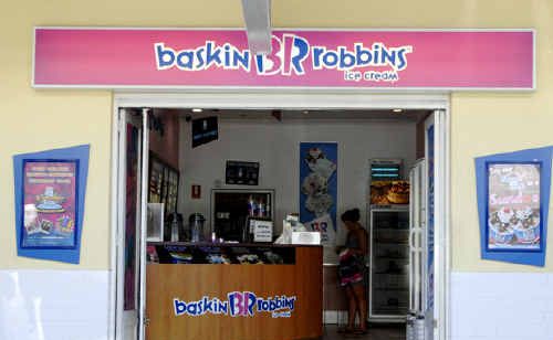 Baskin-Robbins in Byron Bay. Baskin-Robbins in Byron Bay.