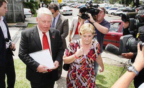 Denise and Bruce Morcombe at Maroochydore Magistrates Court. Denise and Bruce Morcombe at Maroochydore Magistrates Court.
