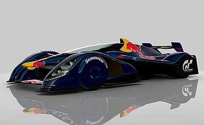 Gran Turismo's new X1 Prototype can accelerate to 450km/h and from 0-100km/h in 1.4 seconds. Gran Turismo's new X1 Prototype can accelerate to 450km/h and from 0-100km/h in 1.4 seconds.