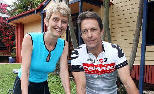 Darren and Rosie Squibb of Suffolk Park are in training for the 2011 Ride to Cure Diabetes to be held in the Barossa Valley on January 21. Darren and Rosie Squibb of Suffolk Park are in training for the 2011 Ride to Cure Diabetes to be held in the Barossa Valley on January 21.