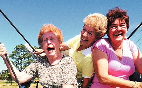 Isabel Murphy, Dorothy Lockhart and Beverley Shervey of the Coffs Harbour Senior Citizens Club. Isabel Murphy, Dorothy Lockhart and Beverley Shervey of the Coffs Harbour Senior Citizens Club.
