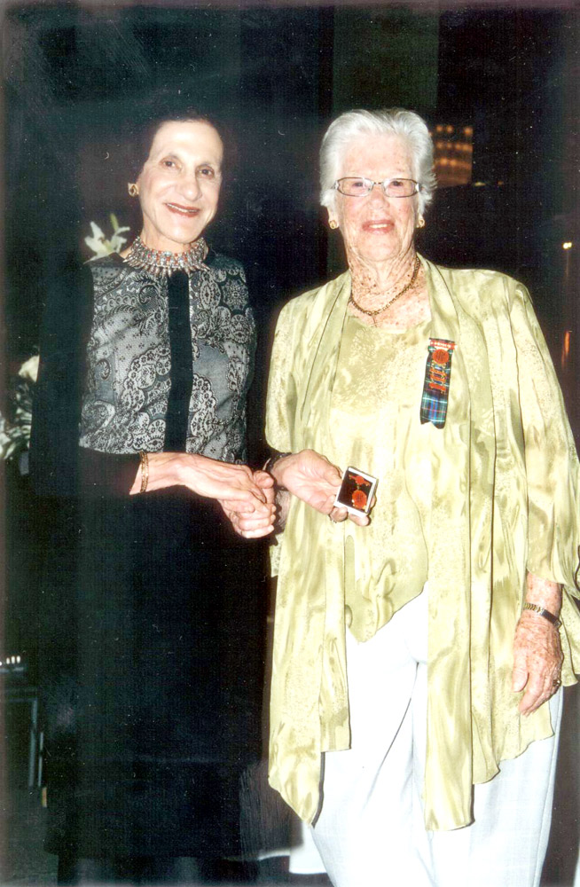 Joan Maughan of Byron Bay (right) receives her award from the Governor of NSW Marie Bashir. Joan Maughan of Byron Bay (right) receives her award from the Governor of NSW Marie Bashir.