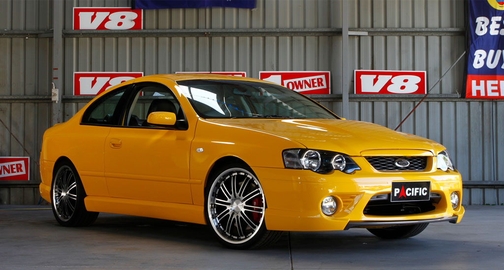 This BA Falcon XR8 has been modified into a coupe with a supercharged 5.4-litre V8 under the skin. This BA Falcon XR8 has been modified into a coupe with a supercharged 5.4-litre V8 under the skin.