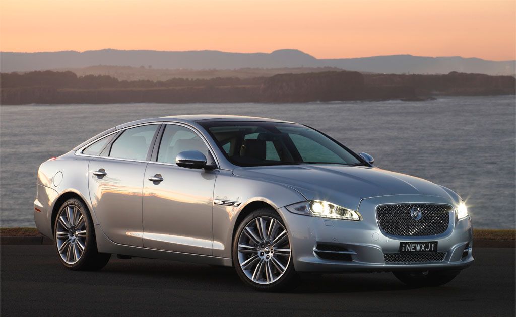 The Jaguar XJ. The Jaguar XJ.