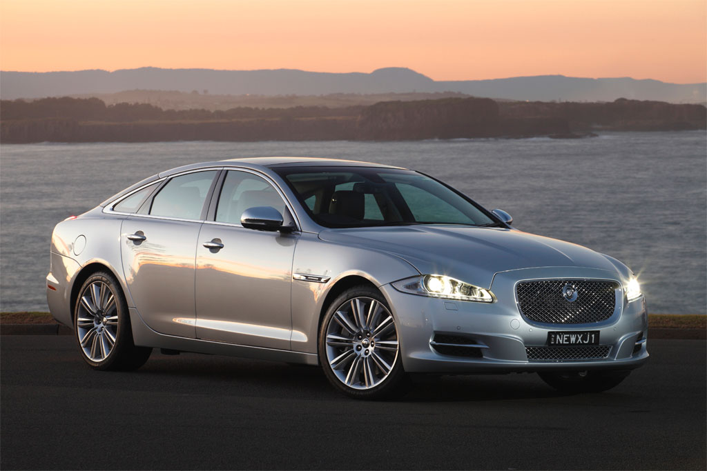 The Jaguar XJ. The Jaguar XJ.