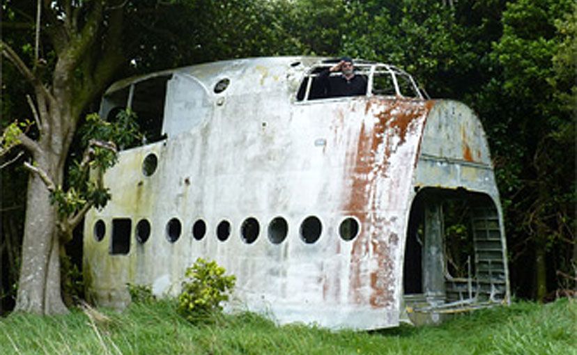 The RNZAF Short Sunderland on Chatham Island. The RNZAF Short Sunderland on Chatham Island.