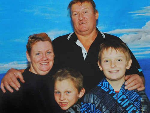 A family photo in New Zealand showing Kim, Willie, Benjamin and Jonathan Joynson. A family photo in New Zealand showing Kim, Willie, Benjamin and Jonathan Joynson.
