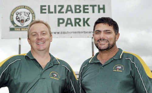 Berserker Bears first team coach Robijn Staal and president Barney Caruana look ahead to 2011. Berserker Bears first team coach Robijn Staal and president Barney Caruana look ahead to 2011.