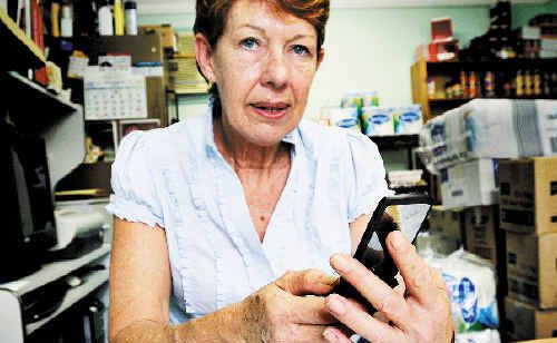 Barbara Robertson of Lennox Head is appalled that the National Bank of Australia has been texting and phoning her with one of their customer’s confidential financial information. Barbara Robertson of Lennox Head is appalled that the National Bank of Australia has been texting and phoning her with one of their customer’s confidential financial information.