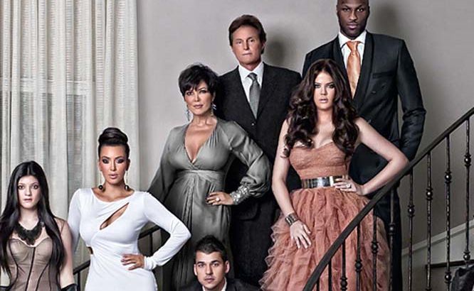 The Kardashians' Christmas card. The Kardashians' Christmas card.