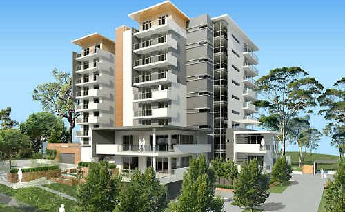 An artist’s impression of the eight-storey-high apartment complex that Bernoth Holdings wants to build in South Toowoomba, next to the City Golf Club. An artist’s impression of the eight-storey-high apartment complex that Bernoth Holdings wants to build in South Toowoomba, next to the City Golf Club.
