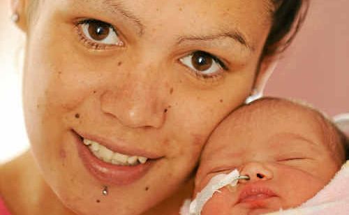 Jecinta Laurie of Malabugilmah gave birth to her first child, daughter Lillyarna Toni Laurie-McGrady at the Grafton Maternity Unit on Wednesday. Jecinta Laurie of Malabugilmah gave birth to her first child, daughter Lillyarna Toni Laurie-McGrady at the Grafton Maternity Unit on Wednesday.