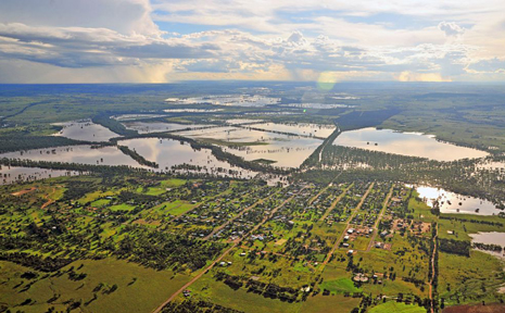 THE BIG WET: An aerial shot of the floods around Taroom earlier this week. Picture by GARTH CHRISTIANSEN. THE BIG WET: An aerial shot of the floods around Taroom earlier this week. Picture by GARTH CHRISTIANSEN.