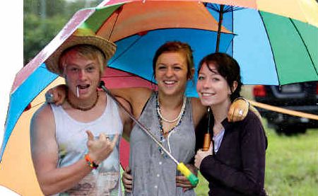 Angus Carson, Joey Scheiwe and Siobhan McNamara whet their festival appetite. Angus Carson, Joey Scheiwe and Siobhan McNamara whet their festival appetite.