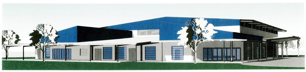 An artist’s impression of the new multi-purpose centre at the Byron Regional Sport and Cultural Complex. An artist’s impression of the new multi-purpose centre at the Byron Regional Sport and Cultural Complex.