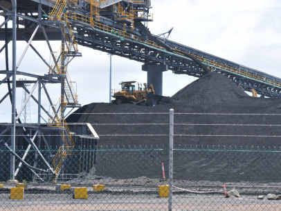 MASSIVE: The RG Tanna coal terminal is the fourth largest in the world by volume. MASSIVE: The RG Tanna coal terminal is the fourth largest in the world by volume.