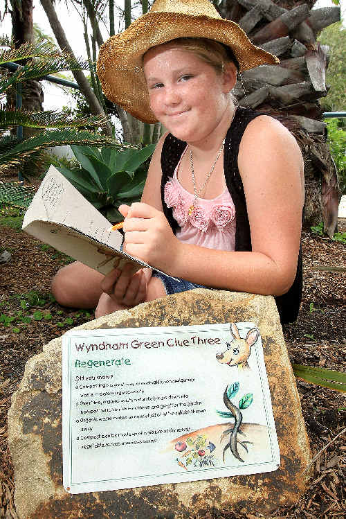 Shakira White learns about protecting the environment. Shakira White learns about protecting the environment.