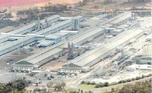 The Boyne Smelter. The Boyne Smelter.