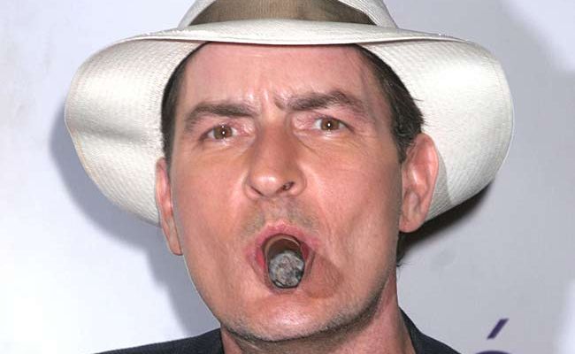 Charlie Sheen. Charlie Sheen.