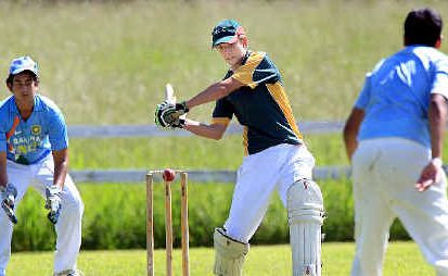 Toby Catt takes aim. Toby Catt takes aim.